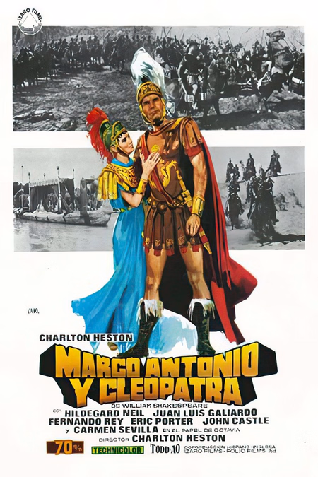 Póster de la película Marco Antonio y Cleopatra