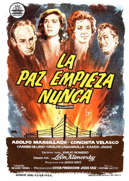 Póster de la película La paz empieza nunca