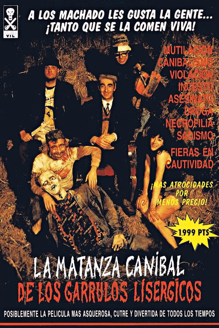 Póster de la película La matanza caníbal de los garrulos lisérgicos