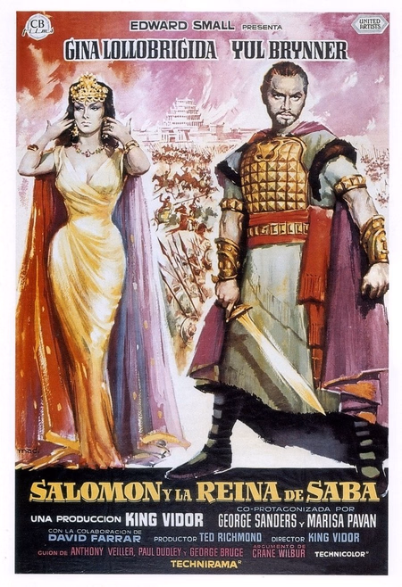 Póster de la película Salomón y la reina de Saba