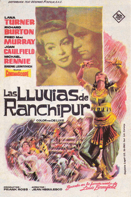 Póster de la película Las lluvias de Ranchipur
