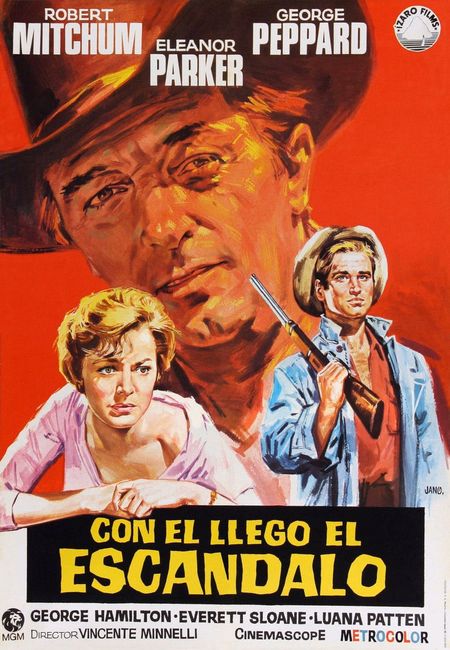 Póster de la película Con él llegó el escándalo