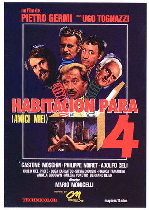 Póster de la película Habitación para cuatro