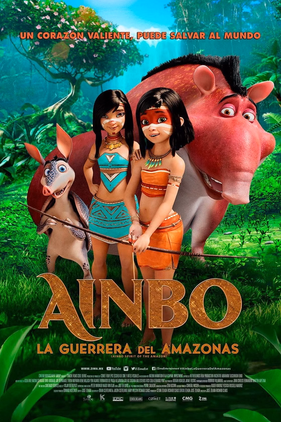 Póster de Ainbo: La guerrera del Amazonas