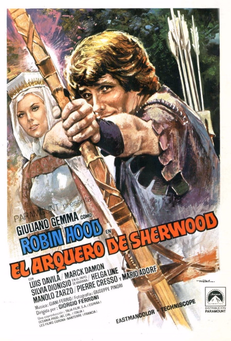 Póster de la película El arquero de Sherwood