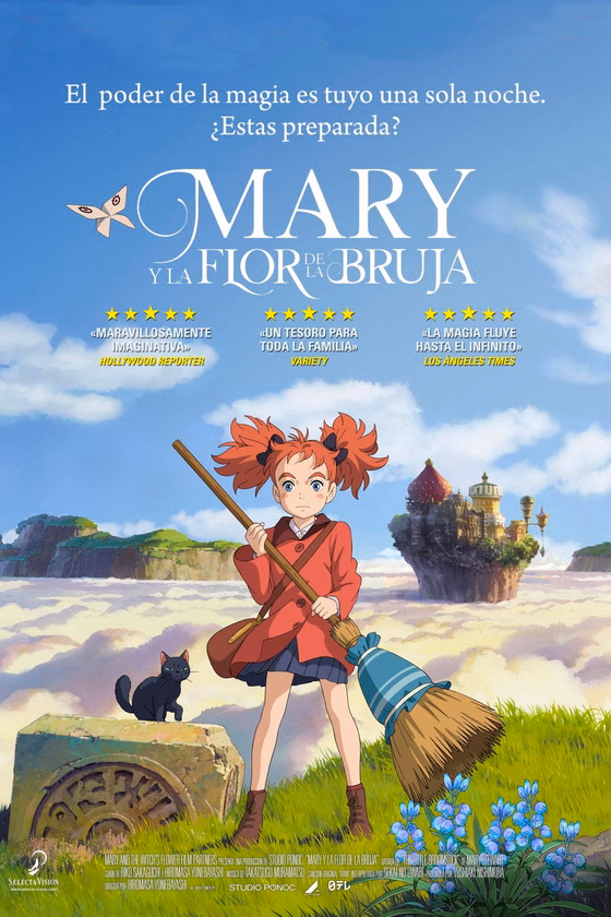 Póster de Mary y la flor de la Bruja
