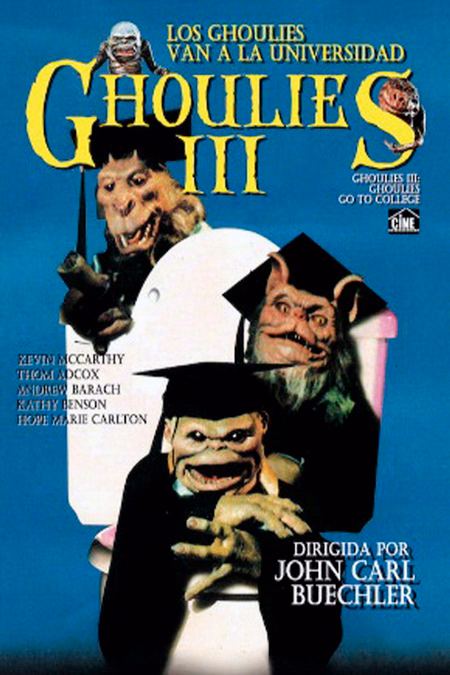 Póster de la película Ghoulies III: Los Ghoulies van a la universidad