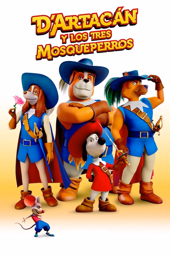 Póster de D'Artacán y los tres mosqueperros