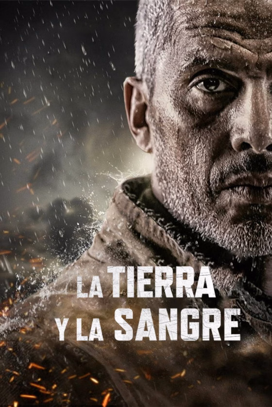 Póster de La tierra y la sangre
