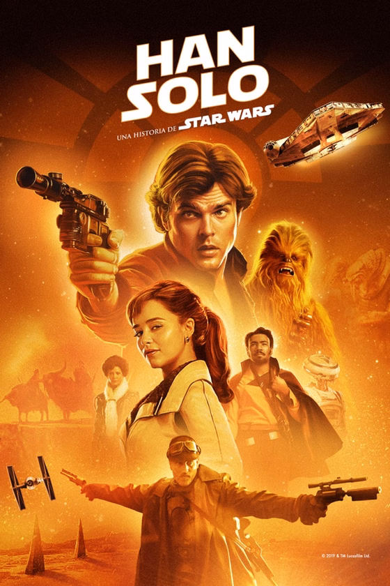 Póster de Han Solo: Una historia de Star Wars