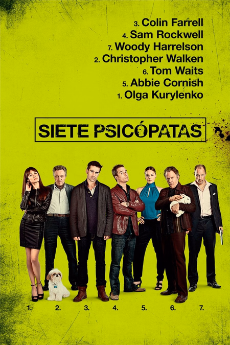 Póster de la película Siete psicópatas