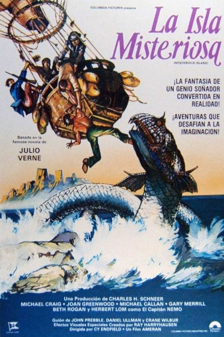 Póster de la película La isla misteriosa