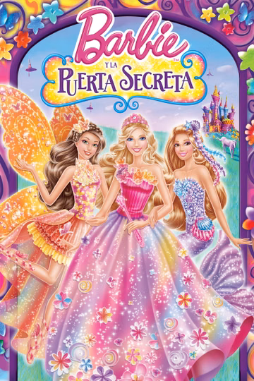 Póster de Barbie y La puerta secreta