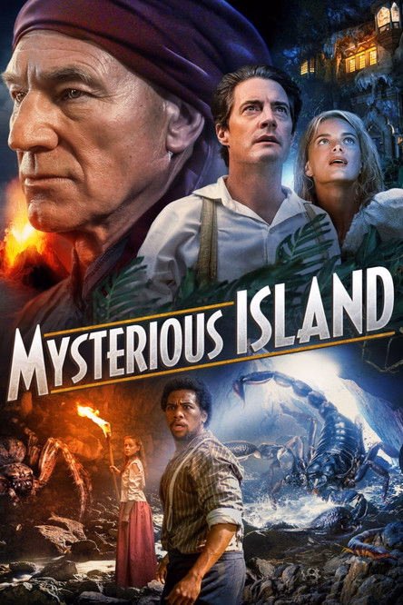 Póster de la película La isla misteriosa de Julio Verne