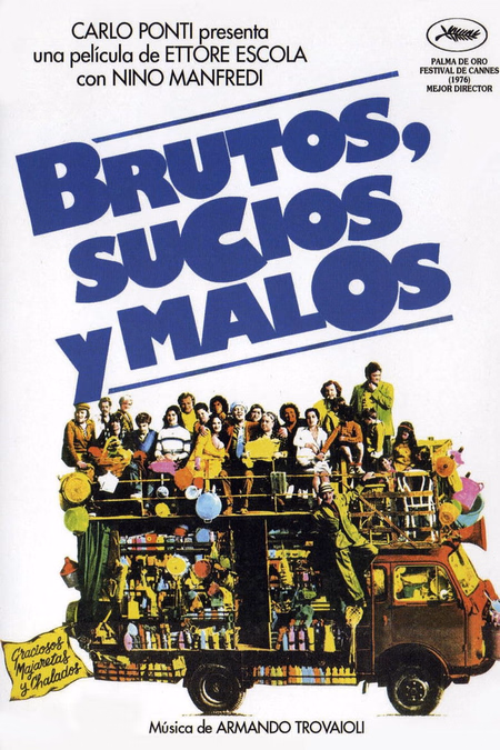 Póster de la película Brutos, sucios y malos