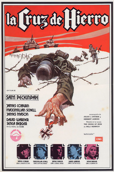 Póster de la película La cruz de hierro