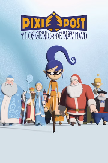 Póster de Pixi Post y los genios de Navidad