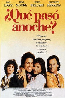 Póster de la película ¿Qué pasó anoche?