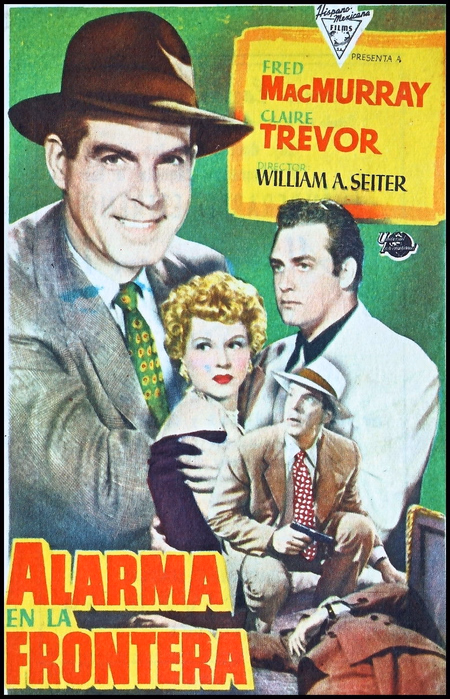 Póster de la película Alarma en la frontera
