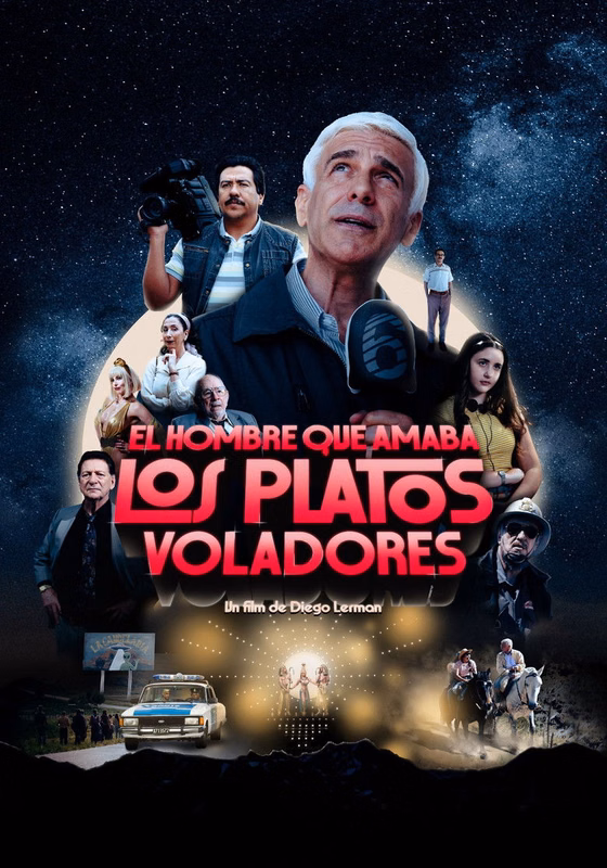 Póster de El hombre que amaba los platos voladores