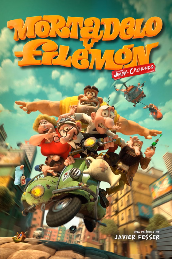 Póster de Mortadelo y Filemón contra Jimmy el Cachondo