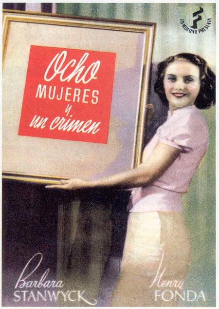 Póster de la película Ocho mujeres y un crimen