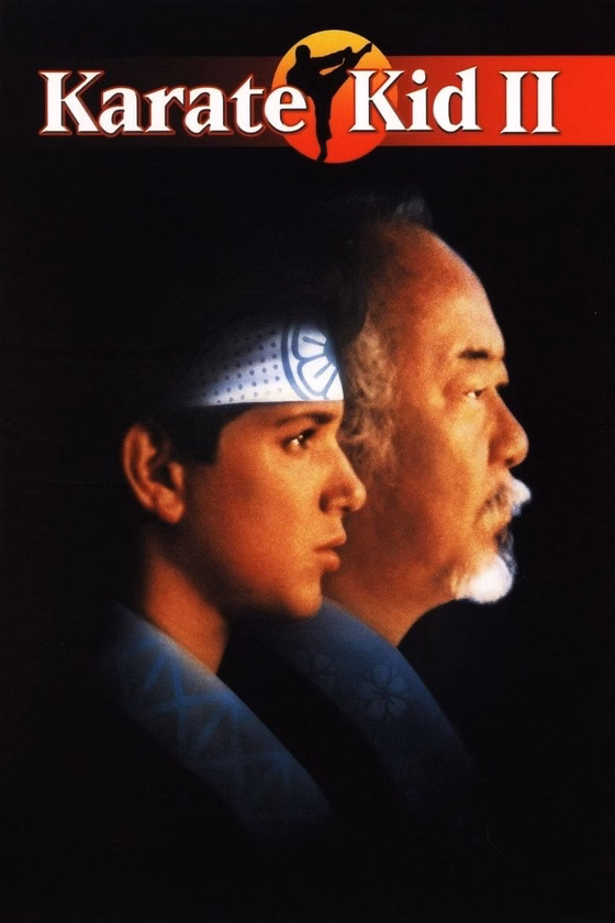 Póster de Karate Kid II, la historia continúa