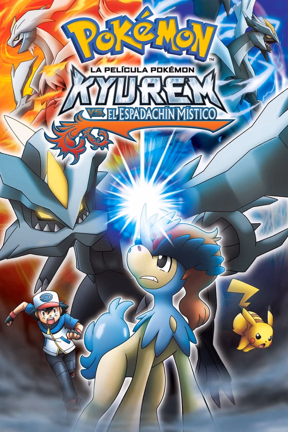 Póster de Pokémon:  Kyurem vs. el espadachín místico