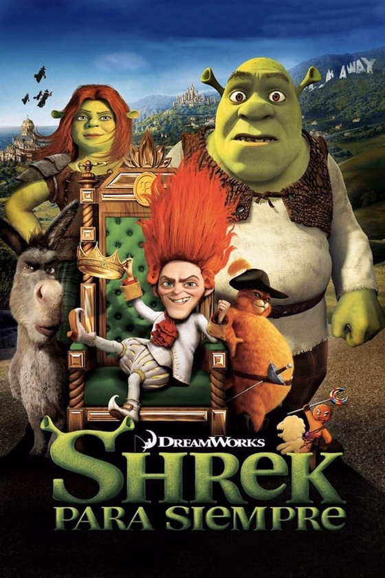 Póster de Shrek, felices para siempre