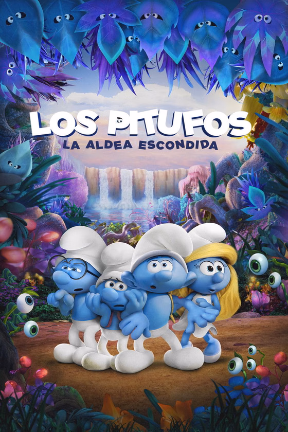 Póster de Los Pitufos: La aldea escondida