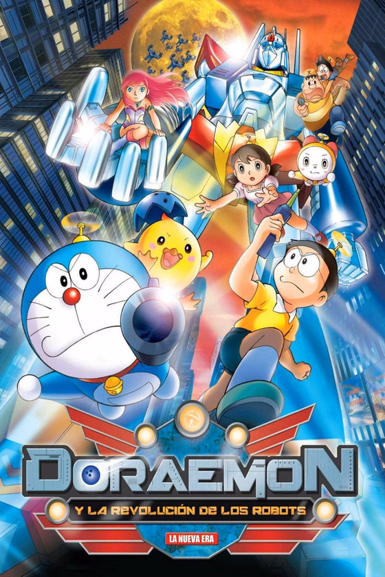 Póster de Doraemon y la revolución de los robots