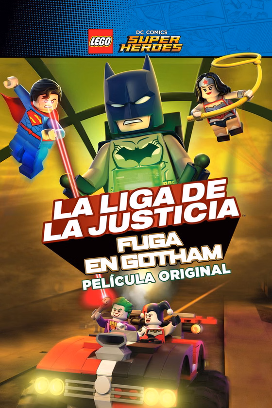 Póster de LEGO La Liga de la Justicia: Fuga de Gotham