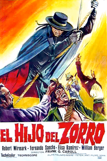 Póster de la película El hijo del Zorro