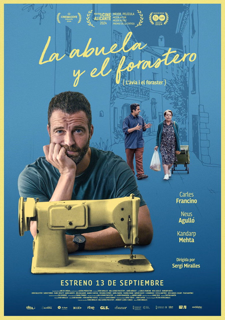 Póster de la película La abuela y el forastero
