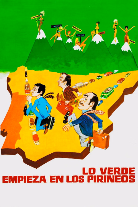 Póster de la película Lo verde empieza en los Pirineos