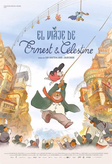 Póster de El viaje de Ernest y Celestine
