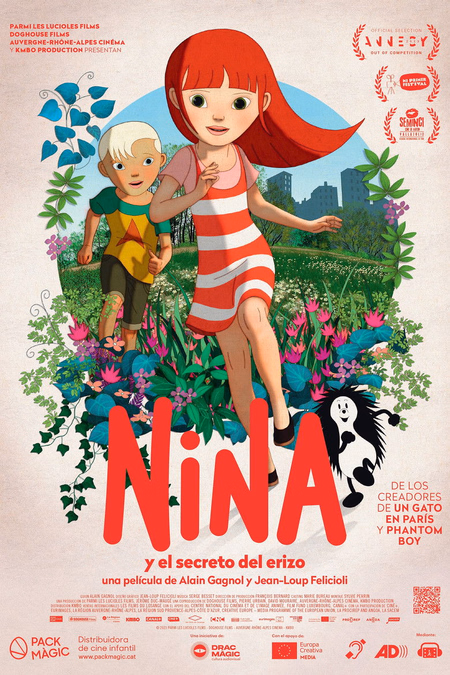 Póster de la película Nina y el secreto del erizo