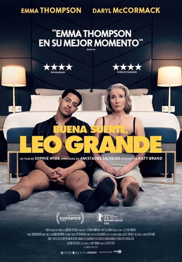 Póster de Buena suerte, Leo Grande
