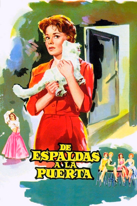 Póster de la película De espaldas a la puerta