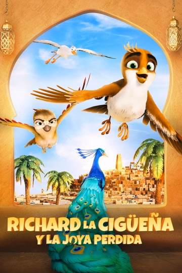 Póster de Richard la cigüeña y la joya perdida