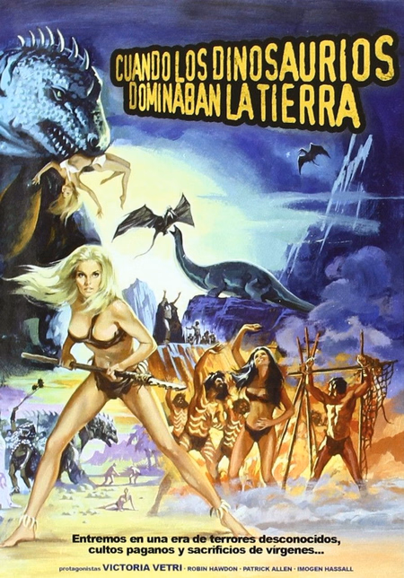 Póster de la película Cuando los dinosaurios dominaban la Tierra