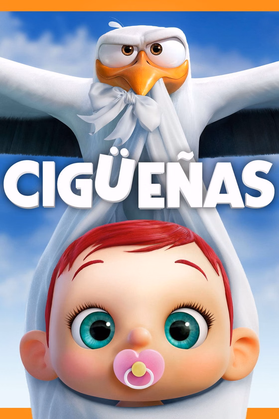 Póster de Cigüeñas