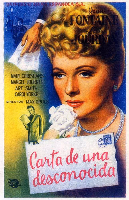 Póster de la película Carta de una desconocida