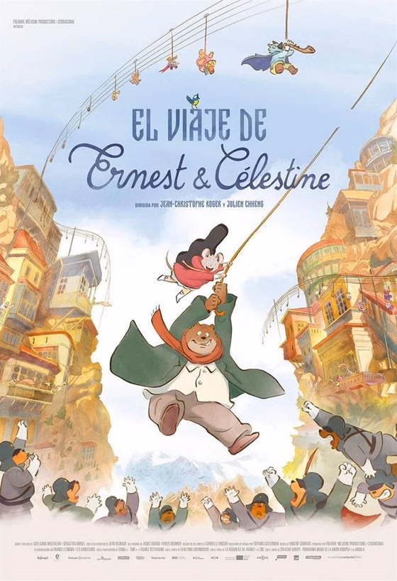 Póster de El viaje de Ernest y Celestine