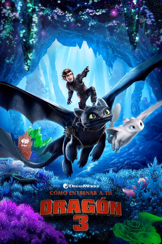 Póster de Cómo entrenar a tu dragón 3