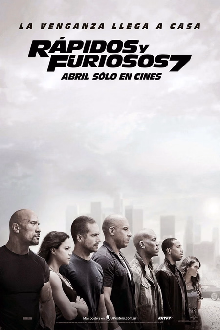 Póster de la película Fast & Furious 7