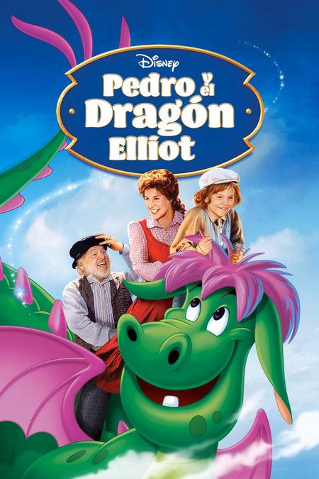 Póster de la película Pedro y el dragón Elliot
