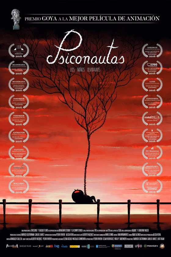 Póster de Psiconautas, los niños olvidados
