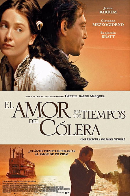 Póster de la película El amor en los tiempos del cólera