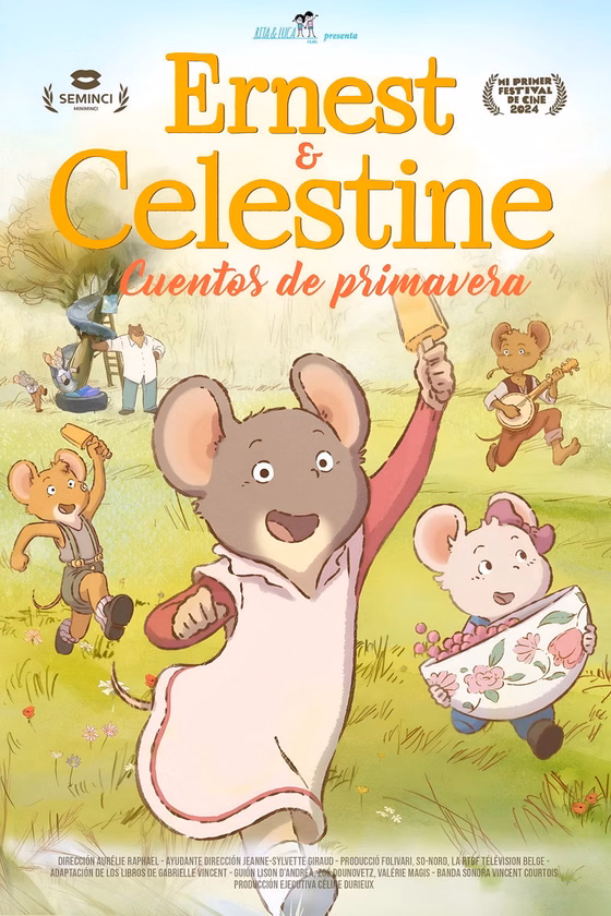 Póster de Ernest & Célestine: Cuentos de primavera